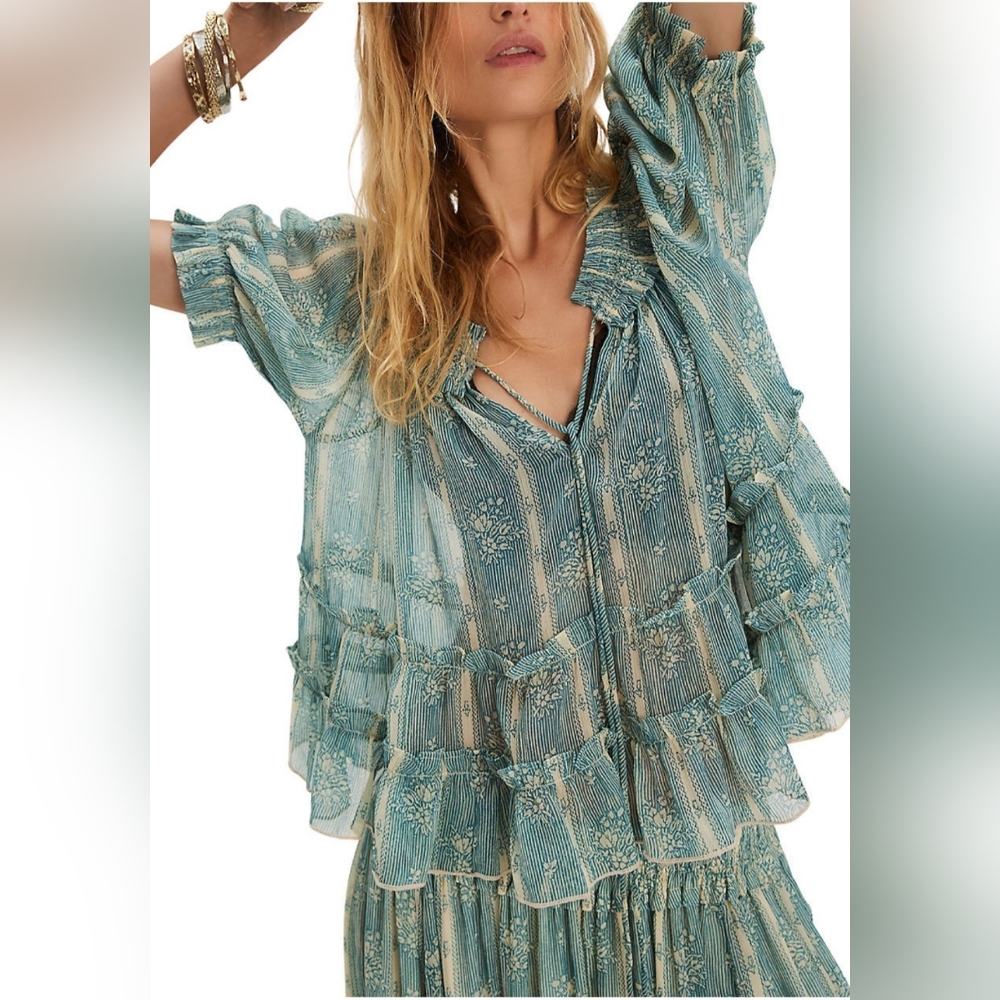 Free PEOPLE NWT Morning Mist Maxi Set